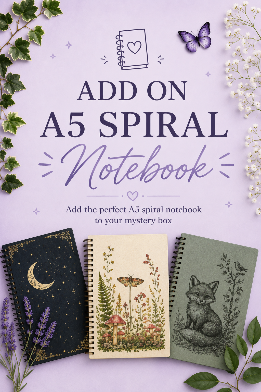 Add-On : A5 Spiral Notebook