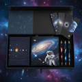 Space Explorer Mystery Box with Space Background